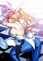 1girls armpits arms_above_head arms_up artoria_pendragon artoria_pendragon_(lancer) artoria_pendragon_(swimsuit_ruler) ass ass_focus ass_up bare_back big_ass big_breasts blonde_hair braid bunny_ears bunny_girl bunnysuit casino facing_away fat_ass fate/grand_order fate_(series) fishnets green_eyes head_tilt hourglass_figure huge_ass huge_breasts ishida_akira large_ass large_breasts long_hair looking_at_viewer lying lying_down lying_on_floor lying_on_stomach seductive seductive_eyes seductive_gaze seductive_look seductive_pose stockings thick_ass thick_thighs thighhighs undressing voluptuous wide_hips