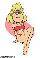 1girls big_breasts bikini female female_only javisuzumiya milf rita_loud solo straight_hair tagme the_loud_house