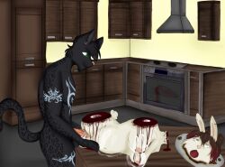 amputee anthro appliance big_breasts blood bodily_fluids breasts cooking_with_furs cum cum_covered cum_in_pussy cum_inside cum_on_breasts death decapitation disability duo female female_death genital_fluids gore kelly.u kitchen kitchen_appliance lagomorph leporid male male/female mammal messy necrophilia oven quadruple_amputee rabbit tagme tatosi_wyrdghost_(character)