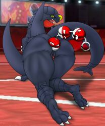 anal anal_beads anal_beads_in_ass anal_sex ass ass_up black_body female garchomp genitals looking_back mainnm-e nintendo penetration pokémon_(species) pokemon pokemon_(species) pussy sex_toy sex_toy_in_ass sex_toy_insertion video_games