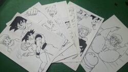 bulma_briefs comic comic_page dragon_ball dragon_ball_super dragon_ball_z photo_(medium) saiyan son_gokhan6 son_goku