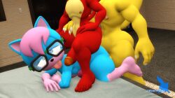 3d_(artwork) anal anal_sex anthro anthro_on_anthro anthro_penetrated anthro_penetrating anthro_penetrating_anthro anthrofied balls ballsack bottomless bottomless_male completely_nude completely_nude_male custom_character_(sonic_forces) erect_nipples erect_penis erection gay gay_sex looking_pleasured male male/male male_only male_penetrated male_penetrating male_penetrating_male muscular muscular_anthro muscular_male nipples nude nude_male pecs pectorals penetration penis penis_out saiyangoku4_(artist) sfm sonic_(series) sonic_the_hedgehog_(series) source_filmmaker yaoi