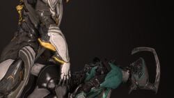 3d anal excalibur_(warframe) excalibur_prime_(warframe) from_behind nyx_(warframe) questionable_consent warframe