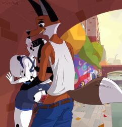 101_dalmatian_street 101_dalmatians 1boy1girl absurd_res animal_genitalia animal_penis anthro anthro_female anthro_male anthro_male_on_anthro_female anthro_on_anthro anthro_only anthro_penetrated anthro_penetrating anthro_penetrating_anthro anthrofied artist_name ass ass_grab big_ass big_boobs big_breasts big_butt black_body black_fur black_spots blush blushing blushing_female bodily_fluids boobs bottomwear bra breasts bridge butt butt_grab canal canid canine canine_genitals canine_penis canis closed_eyes clothed clothed_anthro clothed_female clothed_male clothed_sex clothing dalmatian denim denim_clothing digital_drawing_(artwork) digital_media_(artwork) disney disney_channel dizzy_(101_dalmatians) domestic_canine domestic_dog duo duo_focus erect_penis erected_penis erection female female_anthro female_canine female_dog female_penetrated fergus_(101_dalmatians) fluffy fluffy_tail fox fur genital_fluids genitals gold_(metal) gold_tooth grabbing_arms graffiti hand_on_ass hand_on_butt hi_res high_resolution highres huge_boobs huge_breasts inkbunny jeans large_boobs large_breasts looking_at_another looking_pleasured male male/female male_anthro male_canine male_dog male_on_female male_penetrating male_penetrating_female mammal open_bottomwear open_clothing open_mouth open_pants open_smile orange_body orange_fur pants penetration penis public public_sex pussy pussy_juice sex sex_from_behind shirt shorts size_difference smaller_female smile smiling smiling_at_partner sports_bra sportswear spots spotted_body spotted_fur sweat tail tank_top tanktop thick_thighs thighs tight_clothing topwear torn_clothing underwear vaginal vaginal_penetration vaginal_sex white_body white_fur whitewolf20xx wide_hips