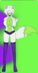 anthro big_breasts breasts canid canine female five_nights_at_freddy's five_nights_at_freddy's_world five_nights_in_anime fox mammal scott_cawthon scottgames solo tangle_(fnaf) thick_thighs video_games zk271