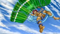 completely_nude_female novacaster parachute skydiving tentacle