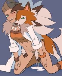 dusk lycanroc from pokemon by brightbartart