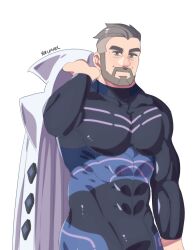 1boy bara bulge male male_only muscles muscular muscular_male pokemon pokemon_sv professor_turo yorumaell