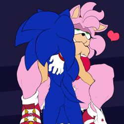 ahe_gao amy_rose anthro arms_around_partner blue_fur blue_hair clothed clothed_female_nude_male cum cum_in_pussy cum_inside flat_colors green_eyes happy hi_res high_resolution highres large_balls large_testicles little-gray-bunny panties panties_around_leg panties_around_one_leg pink_fur pink_hair simple_background sneakers sonic_(series) sonic_the_hedgehog tagme too_horny voluptuous