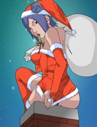 bottomless christmas konan naruto no_panties pussy starbag