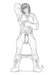 1boy clothing foreskin male male_only muscle penis pubic_hair solo suikoden suikoden_i suikoden_ii uncensored viktor