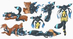 anthro eeveelution female pokémon_(species) pokemon pokemon_(species) pokemon_focus shiny_pokemon tinygaypirate umbreon