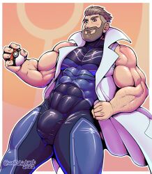 professor turo from pokemon by wolfshirtart