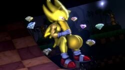 1male 3d animated anthro autofellatio cum cumshot cumshot_in_mouth furry huge_balls huge_cock hyper_penis male male_only red_eyes sfm solo solo_male sonic_(series) sonic_the_hedgehog sound source_filmmaker sucking super_sonic tagme thatknowndude throbbing_penis video yellow_fur