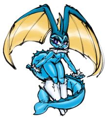 2023 :3 anthro belly belly_button bending bending_forward big_ears big_hips big_tail blue_body blue_eyes breasts curvaceous curvy curvy_female curvy_figure female female female_only fish_tail furry game_freak lagomorph looking_at_viewer lopunny nintendo pokemon pokemon_(species) pokemon_fusion pokemon_infinite_fusion seductive_eyes solls0ll solo solo_female tail thick_thighs thighs vaporeon vaporunny voluptuous voluptuous_female white_background