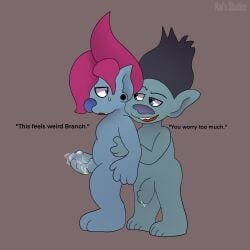 branch_(trolls) brothers dialogue floyd_(trolls) gay hi_res incest kais_studios male male_only masturbating_other non-human precum self_upload toony trolls_(film) trolls_band_together yaoi