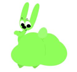 1boy animated animated anthro ass bunny furry green_fur gyroesehni hallmark hips hoops_&_yoyo hyper hyper_ass lagomorph lagomorph_humanoid large_ass looking_back male male_focus male_only nude nude_male rabbit shortstack thick_thighs thighs twerk twerking wide_hips yoyo_(hoops_&_yoyo)