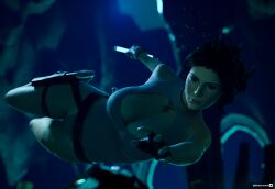 lara croft from tomb raider by blushymostly