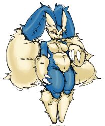 2023 :3 anthro beige_body beige_fur belly belly_button big_breasts blue_body blue_fur breasts chubby chubby_female closed_eyes curvaceous curvy curvy_female female female female_only fluffy_ears furry game_freak hips lagomorph long_ears lopunny massive_thighs nintendo oerba_yun_fang pokemon pokemon_(species) pokemon_fusion pokemon_infinite_fusion sharp_claws snorlax snorpunny solls0ll solo solo_female thick_thighs thighs voluptuous voluptuous_female white_background wide_hips