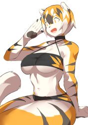 1girls anthro arknights aspirindabaitu big_breasts breasts female furry mx99926 solo solo_female tagme tiger tiger_girl waai_fu_(arknights)