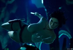 lara croft from tomb raider by blushymostly