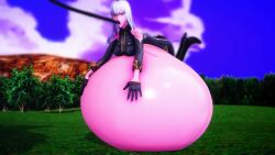 1girls animated belly belly_expansion belly_inflation breasts clothing female female_only hose imbapovi inflation long_hair popping selvaria_bles solo solo_female sound tagme valkyria_chronicles video wardrobe_malfunction white_hair