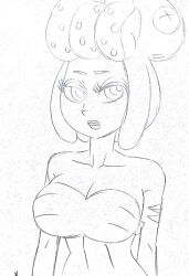 1girls abs alcasar-reich animated big_ass big_breasts blush cala_maria cuphead_(game) curvaceous curvy cute embarrassed female fit flustered frown giantess hourglass_figure huge_breasts large_ass large_breasts mermaid mermaid_giantess muscular scar sketch solo tagme wide_hips