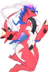 1girls anthro female koraidon paradox_pokemon pokémon_(species) pokemon pokemon_sv rcl- recolor scalie yuio