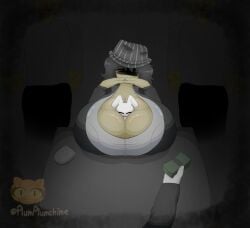 between_breasts big_breasts breasts breasts_focus breasts_on_table chance_(forsaken) cleavage cleavage_cutout darkness dream_game enormous_breasts fedora forsaken forsaken_(roblox) gigantic_breasts gubby huge_breasts hyper hyper_breasts inner_sideboob mafia mafia_boss mafioso_(dream_game) mafioso_(forsaken) massive_breasts middle_breast offering on_table plumkinplumchime roblox robloxian table