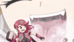 2d animated animatic catgirl clothed destruction giantess giga_giantess julia's_shadow larger_female macro nia_(xenoblade) pyra_(xenoblade) size_difference smaller_female tagme thedaibijin video voiced vore xenoblade_(series) xenoblade_chronicles_2