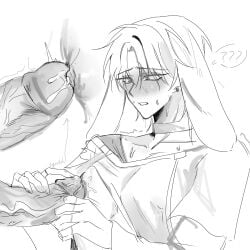 alien_stage cock confused_look dick gay ivan_(alien_stage) male male/male male_only monochrome nipple_play nipples penis pretty_boy till_(alien_stage) yaoi