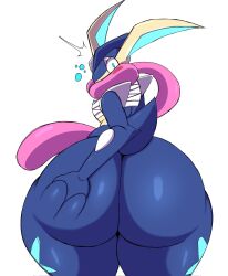 arthurclaws big_ass bubble_butt femboy greninja huge_ass pokémon_(species) pokemon pokemon_(species) tagme