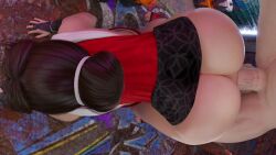 1boy 1girls 3d anal anal_sex animated asian asian_female ass big_penis breasts breasts_out brown_eyes brown_hair cum cum_in_ass cum_inside female king_of_fighters large_breasts light-skinned_female light-skinned_male light_skin long_video longer_than_one_minute mai_shiranui maiden-masher male male/female penetration penis snk sound tagme video