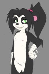 anthro female li_li_stormstout looking_at_viewer nude nude_female pandaren video_games vulapa warcraft world_of_warcraft