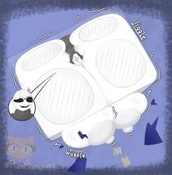 against_surface against_wall ass big_ass big_breasts big_butt big_thighs breast_expansion breast_inflation breasts destroyed_building enormous_breasts enormous_thighs expansion fem_gaster female gaster gigantic_breasts heavy_breasts huge_breasts hyper hyper_breasts immobile inflation invisible_wall massive_breasts massive_butt meme_reference plumkinplumchime room_filling rule_63 too_big too_big_to_move undertale