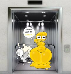 1girls 2d after_anal after_sex balls ballsack belly belly_button big_thighs cum elevator elevator_interior elevator_sex glasses jello mrpotato123_ nerd nerdy nerdy_female penis self_upload susie_(mrpotato123_) tagme thicc thick_thighs thighs thighs_bigger_than_head thighs_together throb throbbing_penis tummy y/n yellow_body