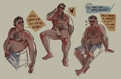 1boy arcane arcane_jayce arcane_viktor arm_hair armpits beard_stubble beefy belly_hair blush boxers brown_eyes bush censored chest_hair chubby chubby_male color conversation cuntboy cuntboy_only dark-skinned_male english_text facial_hair flushed gay gay_male hair hairy hairy_chest hairy_legs hairy_male hand_on_neck hands_behind_head heart_symbol highres jayce_talis league_of_legends leg_hair littledisgustingart love love_handles male male_only man_boobs mastectomy_scar moobs multiple_views nipple_piercing nipples no_sex no_underwear no_visible_genitalia nude nude_male offscreen_character offscreen_male pecs pubic_hair salt_and_pepper_hair scar scars suggestive suggestive_pose talking_to_another talking_to_partner thick_eyebrows touching_self towel towel_around_waist trans_man transmasc viktor_(league_of_legends) white_underwear wholesome yaoi