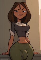 1futa abs ai_generated ass balls bare_breasts big_ass big_breasts big_penis blue_hair breasts brown brown_hair cleavage courtney_(tdi) cum cum_leaking cumming dark_skin dick dickgirl erect_penis erection eyebrows eyelashes eyes fully_naked fully_nude futa_only futanari grin grinning grinning_at_viewer hands_behind_back huge_balls huge_cock indoors intersex legs legs_apart lips lipstick looking_at_viewer looking_down makeup medium_hair naked navel nipples nose nude penis rolled_up_sleeves seducing seductive seductive_eyes seductive_gaze seductive_look seductive_mouth seductive_pose seductive_smile shirt short_hair sitting smile smile_at_viewer smiley_face smooth_balls smooth_penis smooth_skin solo solo_dickgirl solo_focus solo_futa sweater taker_pov teeth testicles total_drama_island velonix vest