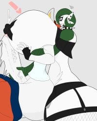 anthro ass big_breasts bodily_fluids breasts cigarette cinderace cum female gardevoir genital_fluids genitals goth hi_res nintendo nori_(stemingbunbun) penis pokémon_(species) pokemon pokemon_(species) stemingbunbun video_games