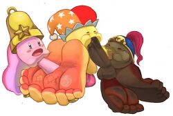 4_toes balls bell big_feet blush_stickers brown_balls brown_penis chestnut_mouth circumcised circumcision_scar countershading dark_skin erection feet foot_fetish gay gay_sex glans hat helmet humanoid_feet hyper hyper_balls hyper_feet hyper_penis jester_hat kirby kirby_(series) kirby_(species) male nervous nintendo pdxyz penis perineum shocked sidesack small_but_hung sweatdrop thick_penis tiptoes toe_ring video_games waddling_head walking yellow_balls yellow_penis