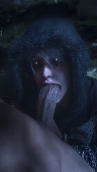 1boy 1boy1girl 1girl1boy 1girls 3d 3d_(artwork) blender blender_(artwork) blender_(software) blender_cycles blowjob cd_projekt_red ciri cirilla_fiona_elen_riannon clothed clothed_female clothed_female_nude_male eyes fellatio fit fit_female freckles glowing_eyes hood kenjjoo light-skinned_male looking_at_another looking_at_partner looking_up male night oral oral_sex penis potion scar self_upload sucking_penis the_witcher_(series) the_witcher_4 veins wet_penis white_hair