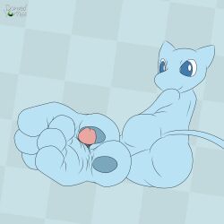 3_toes ambiguous_gender animated ass blue_body blue_skin disembodied_penis domedvortex feet felid feline foot_fetish foot_play footjob genitals legendary_pokemon long_tail loop male mammal mew nintendo pawpads paws penis pokémon_(species) pokemon pokemon_(species) semi-anthro sex shiny_pokemon short_playtime smile toes video_games