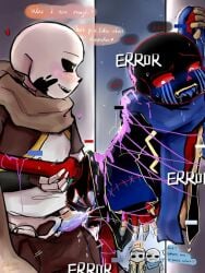 2d artist_request blush cum cumming dream_sans dream_sans_(fan_character) dreamtale error_sans_(fan_character) errortale heart holding_legs_up humanoid ink_sans_(fan_character) inktale male/male sans sans_au sanscest sex strings tagme tagme_(artist) tears tied underswap underswap_sans undertale undertale_(series) undertale_au undertale_fanfiction