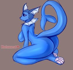 big_ass big_breasts breasts eeveelution female holaxes pokémon_(species) pokemon pokemon_(species) tagme vaporeon