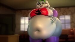 1girls 3d animated anthro bbw belly_button belly_jiggle belly_overhang belly_squish big_ass big_belly big_breasts bouncing_belly bubblefox chubby_female enormous_ass fat fat_ass fat_female female five_nights_at_freddy's gigantic_belly hands_on_own_belly huge_ass huge_belly huge_breasts huge_hips hyper hyper_belly large_belly large_breasts massive_thighs morbidly_obese_female obese playing_with_own_belly plump plump_belly roxanne_wolf_(fnaf) sound squishy stomach_noises thick_belly thick_hips thick_legs thick_thighs video voluptuous wide_hips wide_thighs wolf