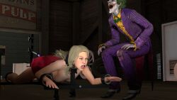 1boy 1boy1girl 1girls 3d bdsm cw_supergirl dc feet joker melissa_benoist sfm source_filmmaker supergirl supergirl_(series) tagme