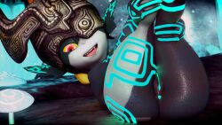 16:9 3d absurd_res anthro ass big_butt digital_media_(artwork) female genitals hand_on_own_leg hi_res imp imp_midna legs_up looking_at_viewer midna nintendo nude presenting presenting_pussy pussy red_eyes solo the_legend_of_zelda thick_thighs tongue tongue_out twilight_princess video_games wide_hips widescreen xarr