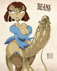 1futa anthro balls bcdickchix bcfuta beans_(rango) bottomless breasts brendancorris clothed clothing full-package_futanari futa_only futanari huge_balls huge_cock partially_clothed penis rango_(film) smegma solo thick_thighs thunder_thighs uncut what wide_hips