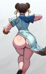 1girls ass back_view big_ass big_butt brown_hair bubble_ass bubble_butt butt capcom chinese_clothes chun-li chun-li_(street_fighter_6) curvy curvy_female curvy_figure dat_ass fat_ass female female_only large_ass round_ass solo solo_female street_fighter street_fighter_6 thick thick_ass voluptuous wide_hips ytrall