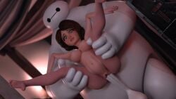 1boy 1girls 3d animated areola areolae aunt_cass barefoot baymax big_breasts big_hero_6 blender blueberg breasts brown_hair busty cass_hamada disney duo duo_focus feet feet_up female hi_res highres hourglass_figure huge_cock human_penetrated large_breasts large_penis legs_held_open light-skinned_female light_skin looking_pleasured male marvel mature_female nipples nude nude_female nudity reverse_stand_and_carry_position reverse_suspended_congress robot robot_on_human robot_penis rough_sex sex sex_machine short_hair soles sound sound_effects spread_legs stomach_bulge toes vaginal vaginal_penetration vaginal_sex video wide_hips